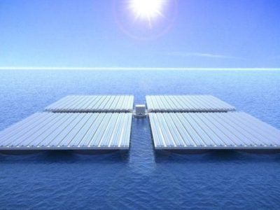 Huertas de paneles solares marinos, el primer paso hacia una economía azul