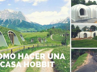 Cómo hacer una casa Hobbit con techo verde en sólo 3 días