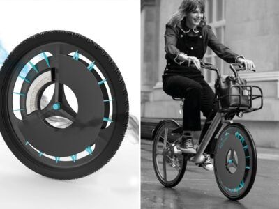 Llegan las ruedas para bicicletas que comen contaminación