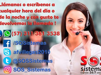 Bienvenidos a SOS Sistemas