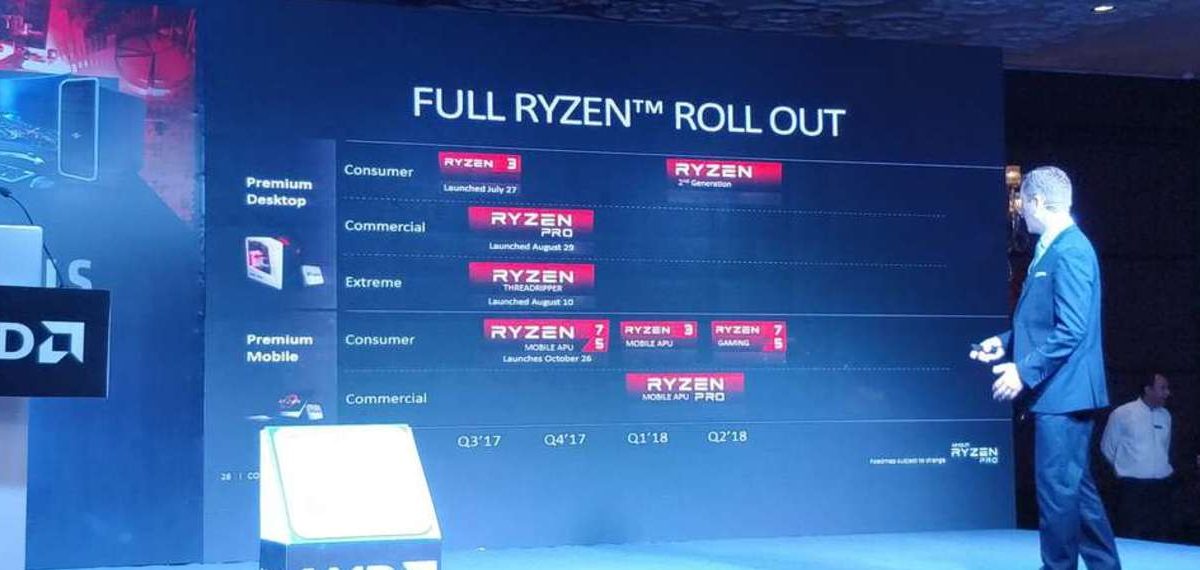 AMD confirma la segunda generación Ryzen para el 2018