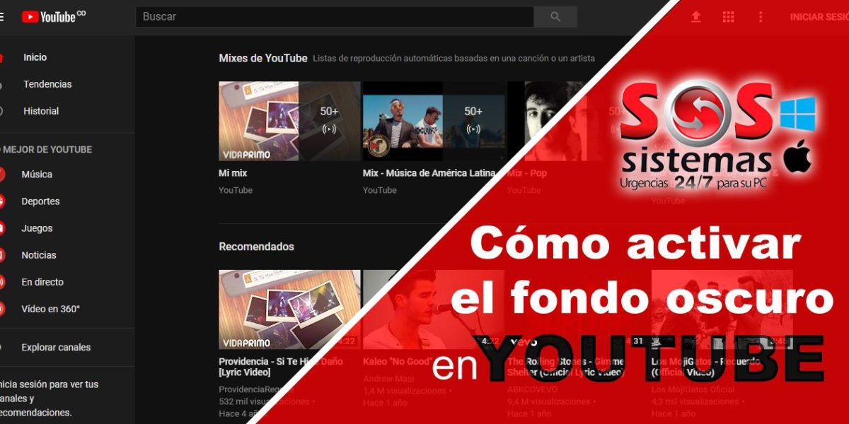 Cómo activar el fondo oscuro en YouTube en PC y Android