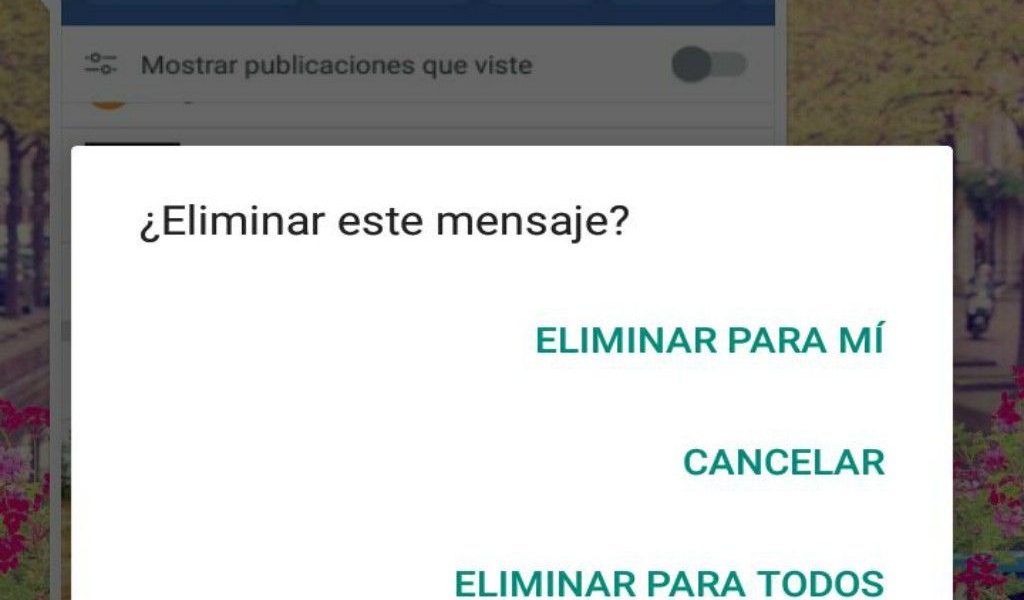 WhatsApp permite borrar mensajes hasta una hora después de enviados