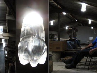 Cómo convertir botellas de plástico PET en eficaces lámparas de 50 W