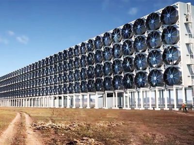 Una planta industrial capaz de capturar el dióxido de carbono directamente del aire