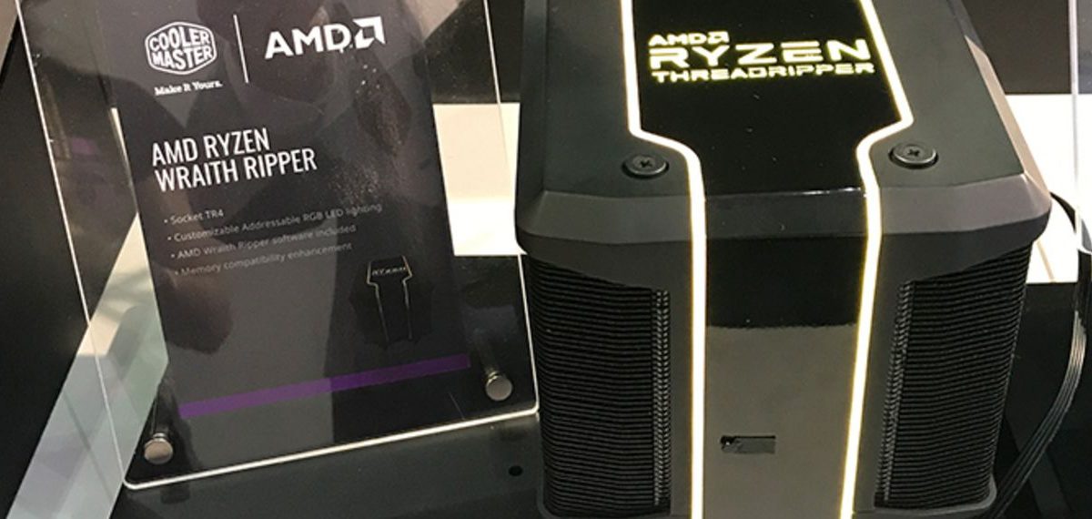 AMD y Cooler Master colaboran en la refrigeración Wraith Ripper