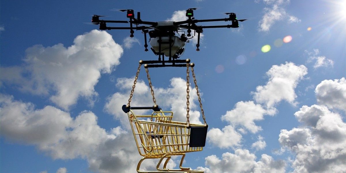 La carrera en el desarollo de los drones de reparto de Walmart y Amazon