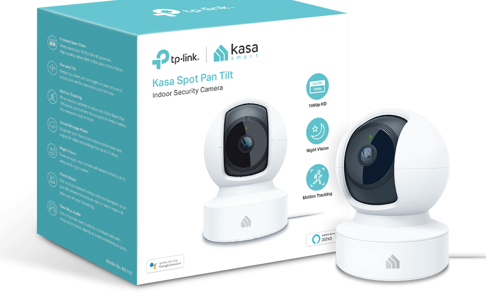 TP-Link renueva su catálogo de cámaras de vigilancia IP para el hogar con la nueva Kasa Spot Pan Tilt KC110