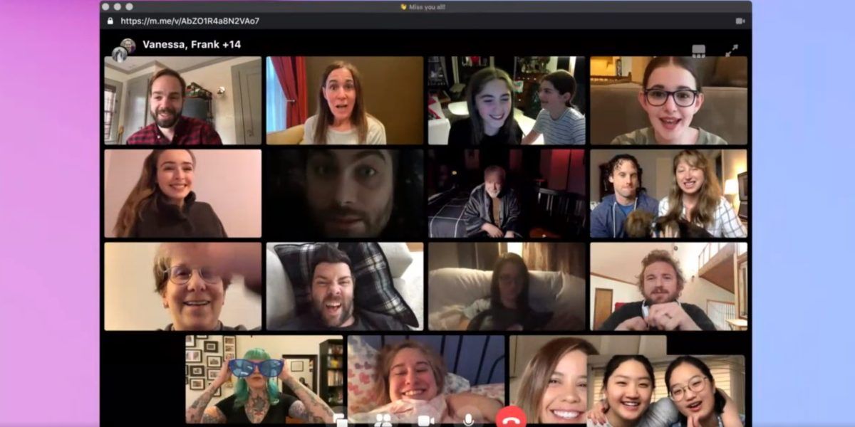 Facebook lanza opción para videollamadas con hasta 50 personas sin límite de tiempo