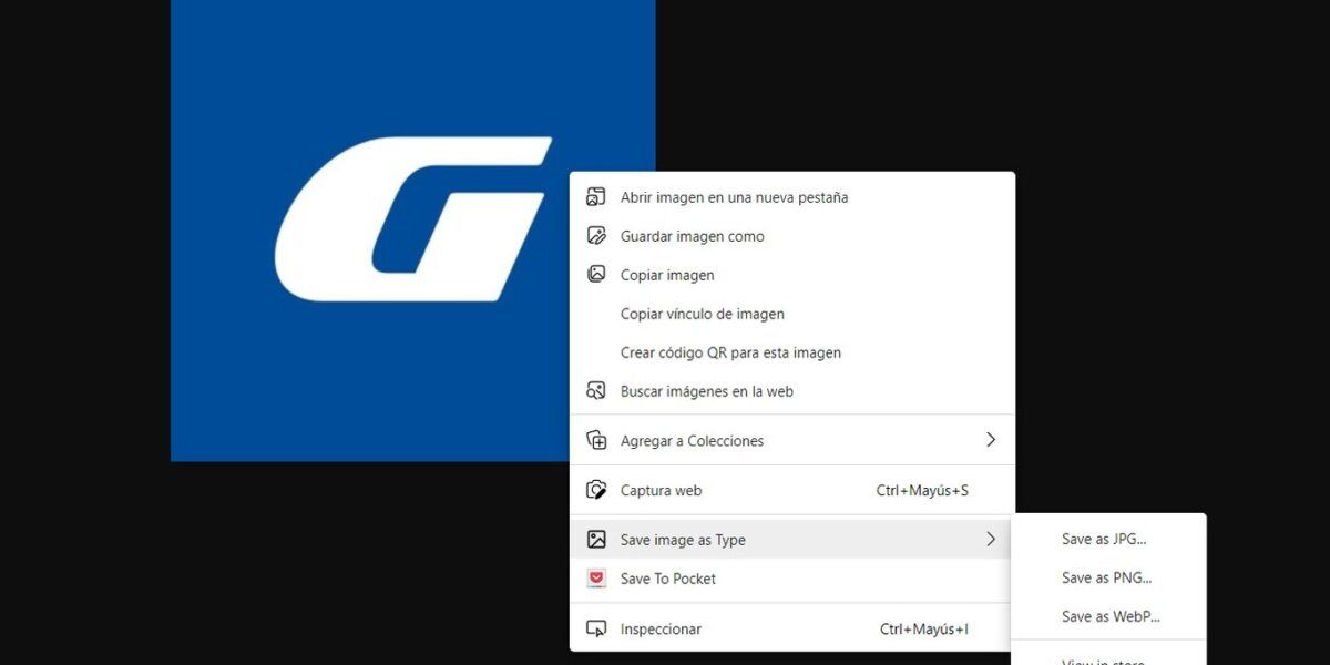Esta extensión para Chrome y Edge permite guardar imágenes desde cualquier web convirtiéndolas automáticamente a JPG, PNG o WebP