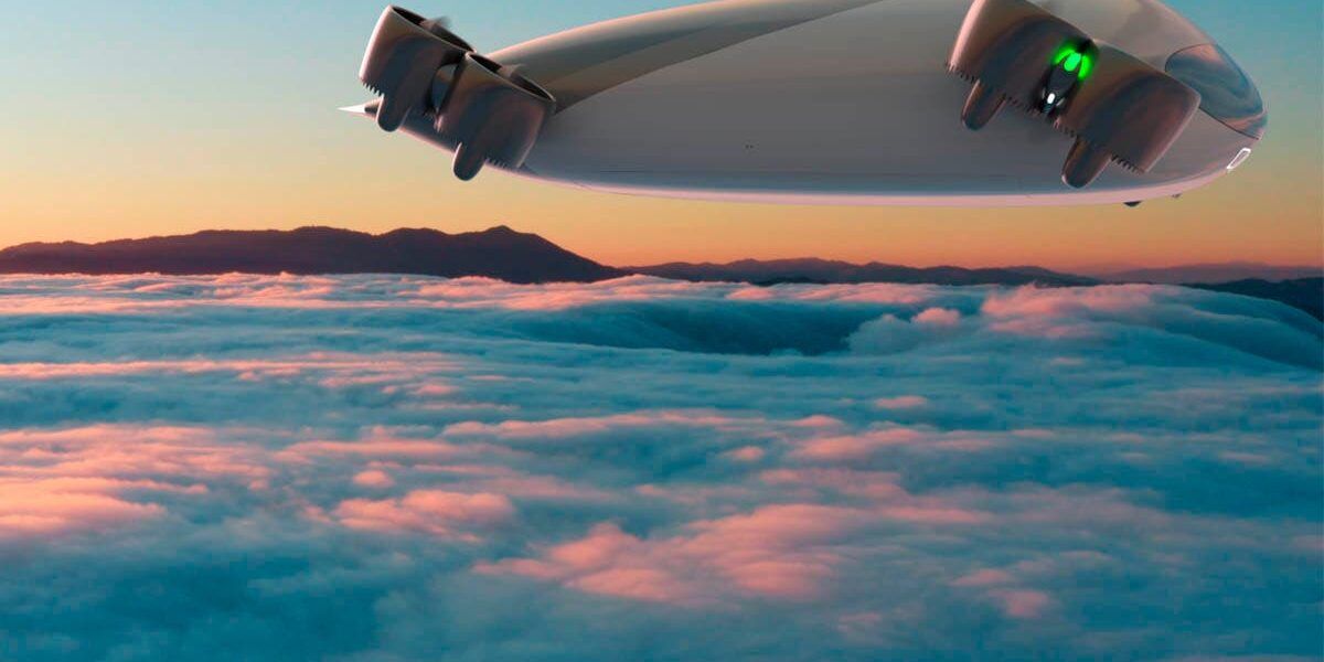 Este avión eléctrico eVTOL, sin alas, viaja a 300 km/h con 40 pasajeros en su interior