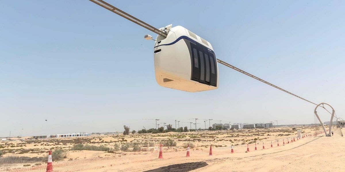 uSky, el transporte sostenible de pasajeros y mercancías del futuro ya se prueba en los Emiratos Árabes
